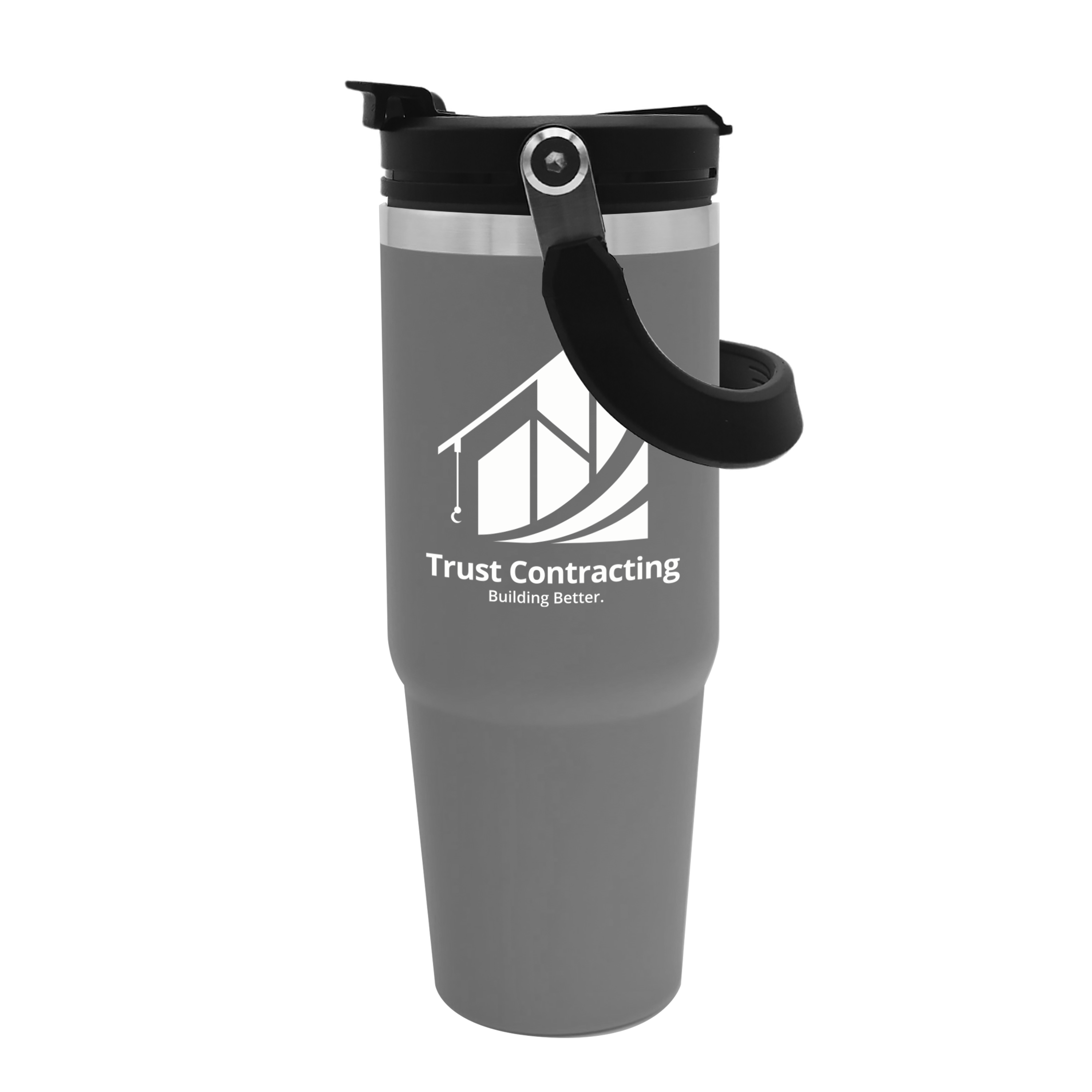 Bravo Stainless Steel Bottle with 2-in-1 Flip-Straw Lid - 30 oz.
